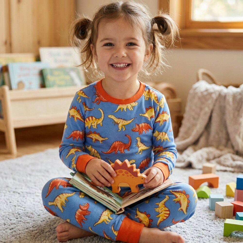 Vibrant Dino All-Over Print